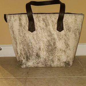 Cowhide tote